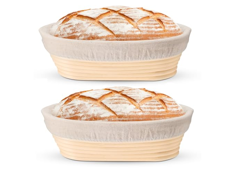<u><a href='https://www.bannetonbasket.com'>brotform</a></u> Proofing Basket 1Kg 9 Inch Oval Banneton Handmade Custom Big Size